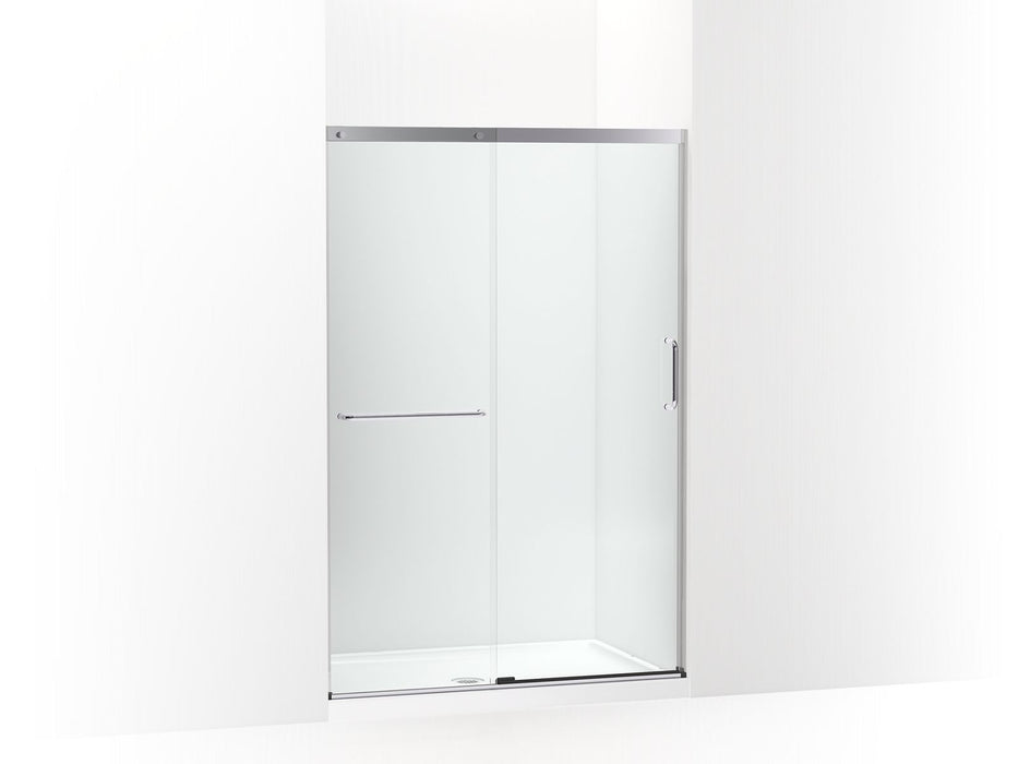 KOHLER Elate Sliding shower door, 70-1/2" H x 44-1/4 - 47-5/8" W, with 1/4" thick Crystal Clear glass