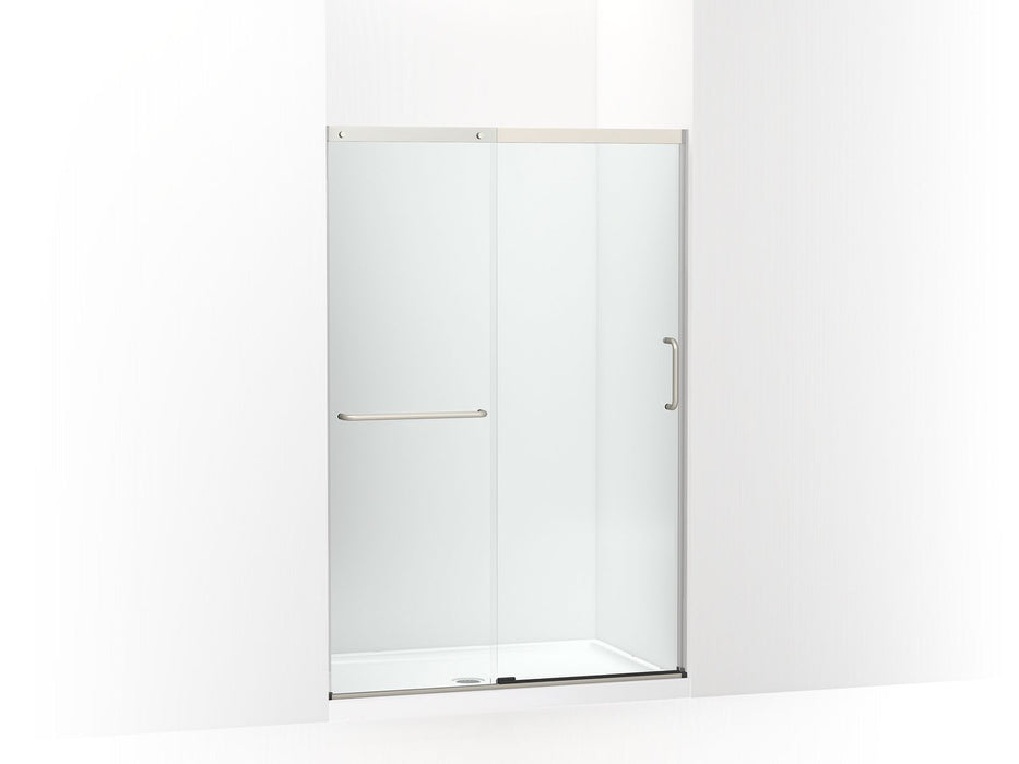 KOHLER Elate Sliding shower door, 70-1/2" H x 44-1/4 - 47-5/8" W, with 1/4" thick Crystal Clear glass
