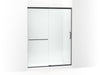 KOHLER Elate Tall 75-1/2" H sliding shower door with 5/16"-thick glass
