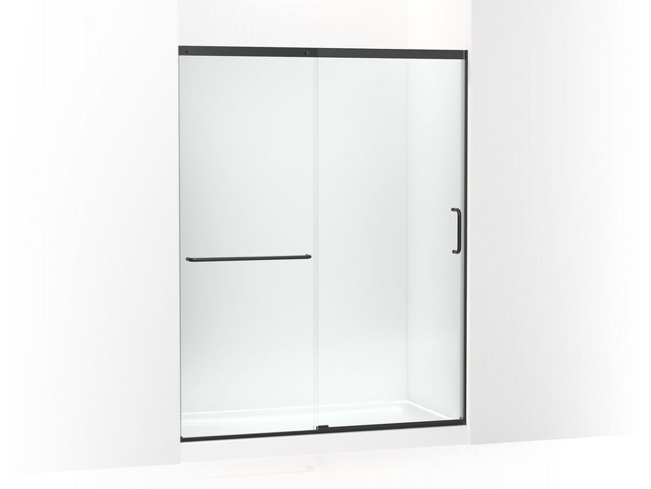 KOHLER Elate Tall 75-1/2" H sliding shower door with 5/16"-thick glass