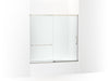 KOHLER K-707609-6L Elate 56-3/4" H sliding bath door with 1/4"-thick glass