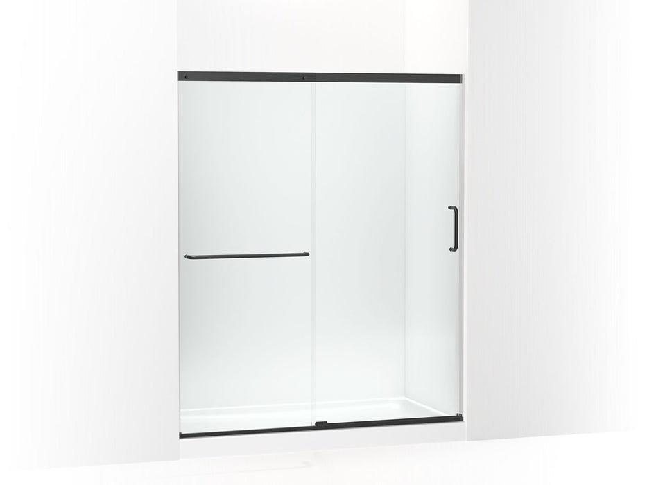 KOHLER Elate Sliding shower door, 70-1/2" H x 56-1/4 - 59-5/8" W, with 1/4" thick Crystal Clear glass