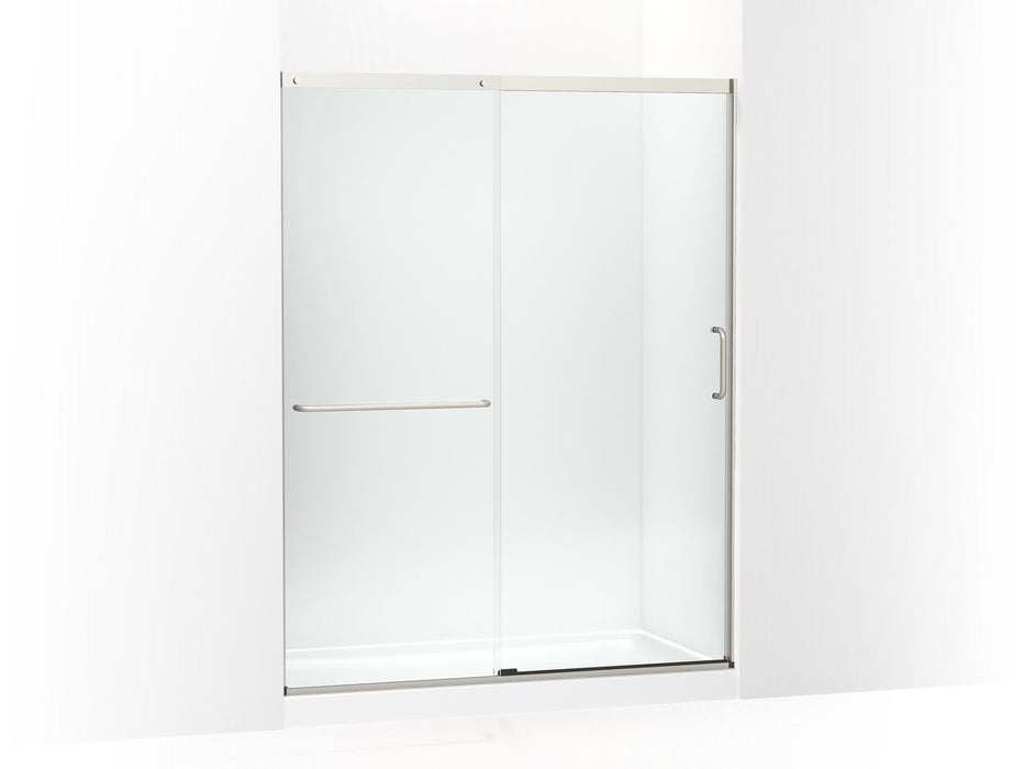 KOHLER Elate Tall 75-1/2" H sliding shower door with 5/16"-thick glass