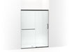 KOHLER Elate Sliding shower door, 70-1/2" H x 50-1/4 - 53-5/8" W, with 1/4" thick Frosted glass