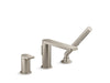 KOHLER K-73078-4 Composed Deck-mount bath faucet with handshower