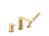 KOHLER K-73078-4 Composed Deck-mount bath faucet with handshower