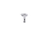 KOHLER Statement 3" ceiling-mount single-function rainhead arm and flange