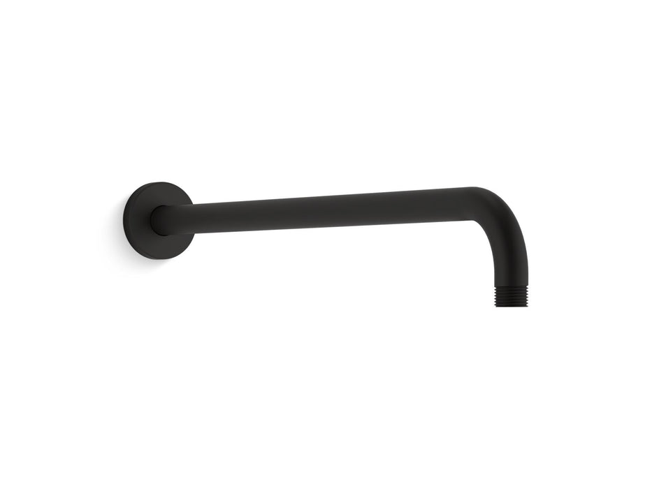 KOHLER K-26307 Statement 19" wall-mount single-function rainhead arm and flange