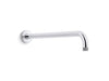 KOHLER K-26307 Statement 19" wall-mount single-function rainhead arm and flange
