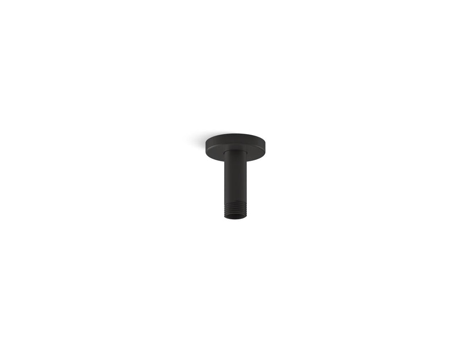 KOHLER Statement 3" ceiling-mount single-function rainhead arm and flange