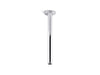 KOHLER K-26321 Statement 12" ceiling-mount single-function rainhead arm and flange