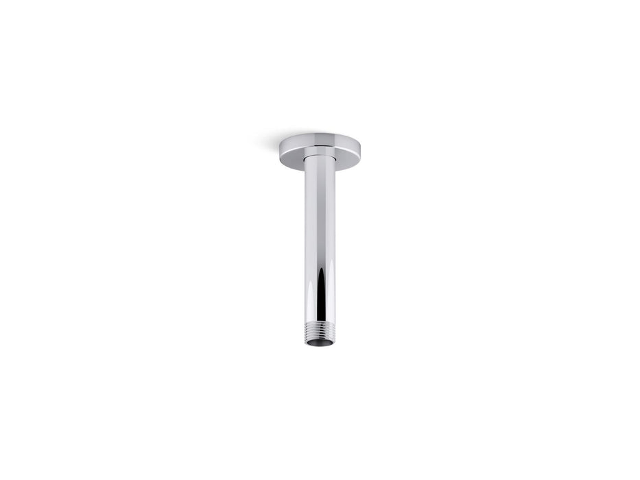 KOHLER K-26320 Statement 6" ceiling-mount single-function rainhead arm and flange