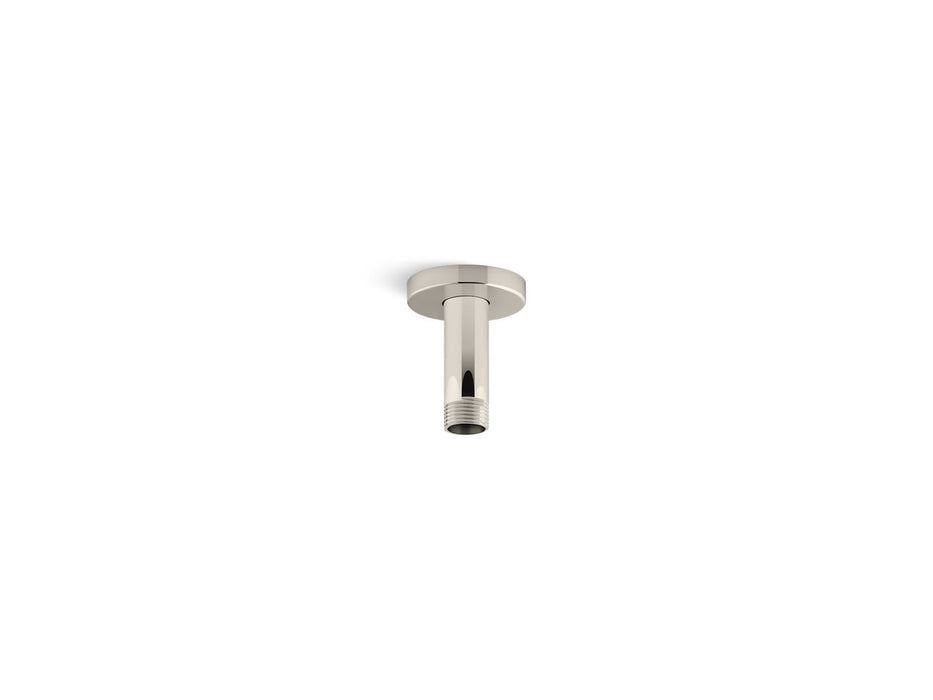 KOHLER Statement 3" ceiling-mount single-function rainhead arm and flange
