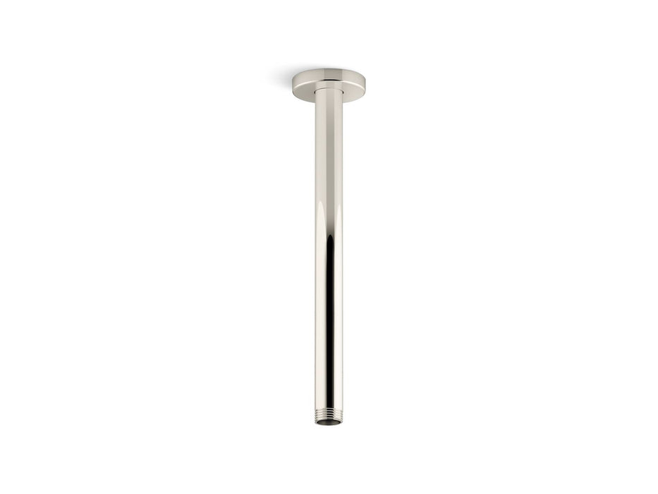 KOHLER K-26321 Statement 12" ceiling-mount single-function rainhead arm and flange