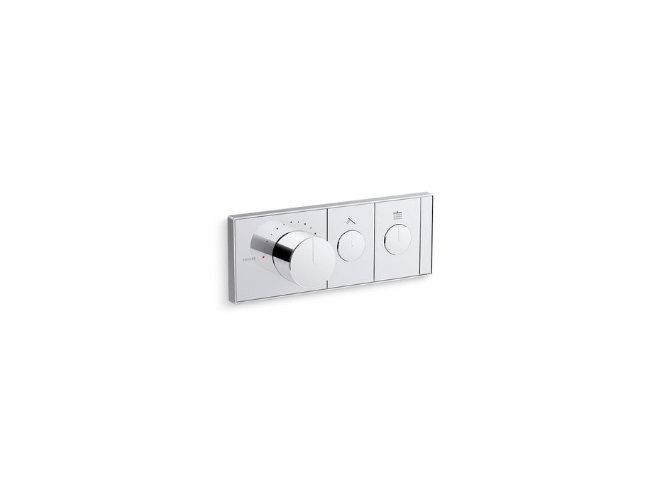 KOHLER Anthem Two-outlet recessed mechanical thermostatic valve control