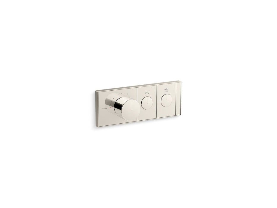 KOHLER Anthem Two-outlet recessed mechanical thermostatic valve control