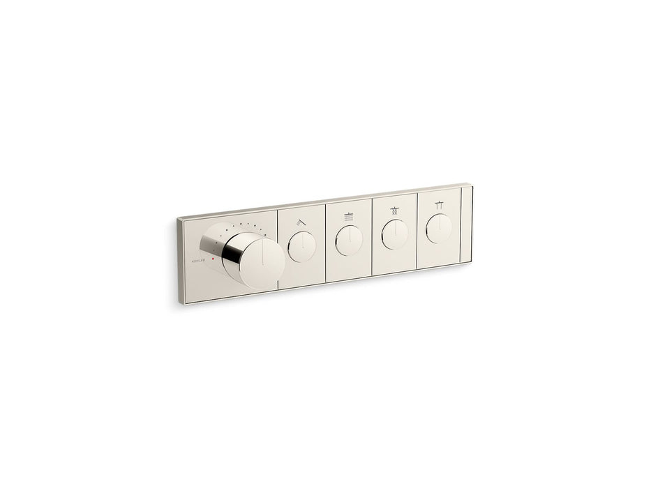 KOHLER Anthem Four-outlet recessed mechanical thermostatic valve control