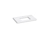 KOHLER K-28250 Silestone 37" quartz vanity top with rectangular cutout