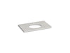 KOHLER Silestone 37" quartz vanity top with oval cutout