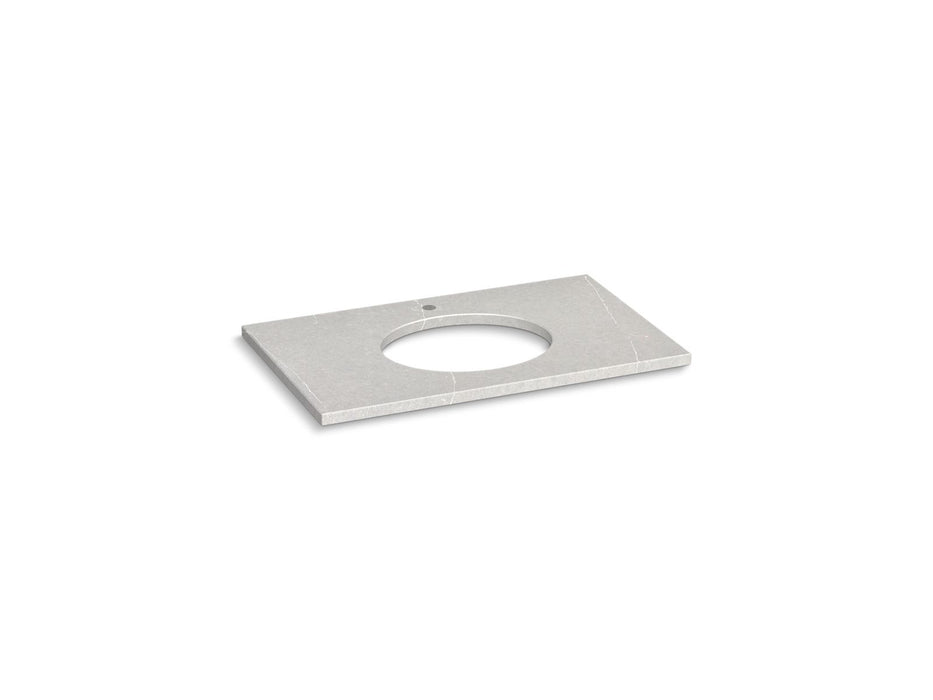 KOHLER Silestone 37" quartz vanity top with oval cutout
