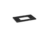 KOHLER Silestone 37" quartz vanity top with rectangular cutout for Carillon sink