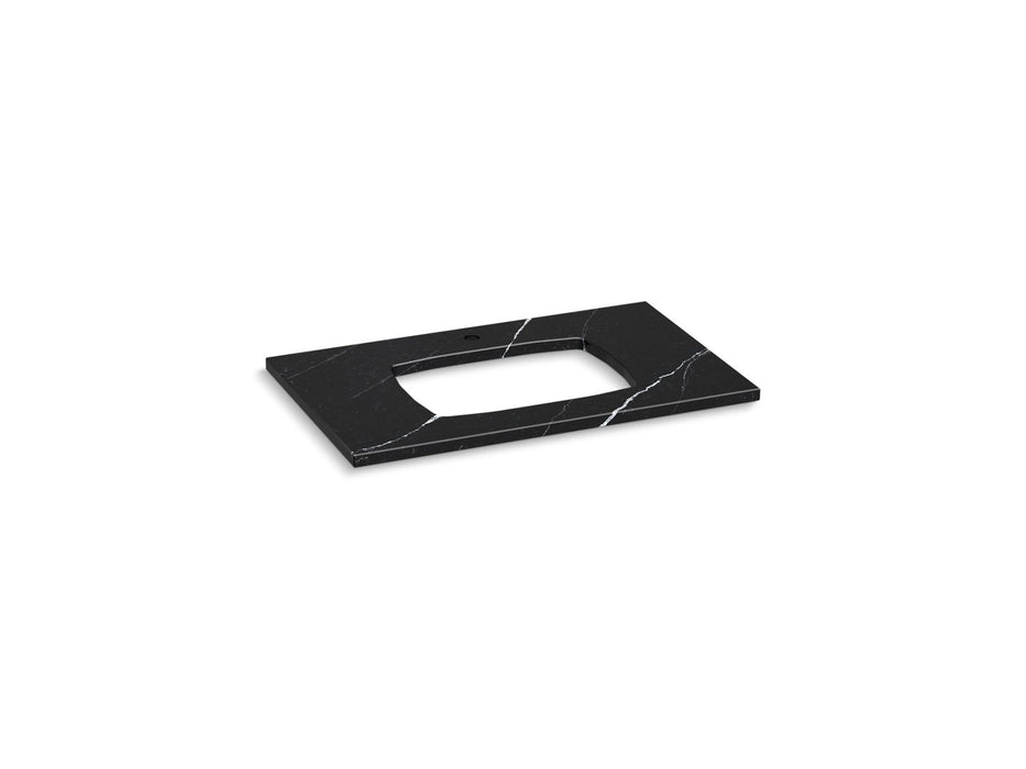 KOHLER Silestone 37" quartz vanity top with rectangular cutout for Carillon sink