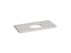KOHLER K-28254 Silestone 49" quartz vanity top with oval cutout