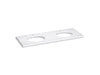 KOHLER K-28259 Silestone quartz 61" vanity top with double oval cutouts