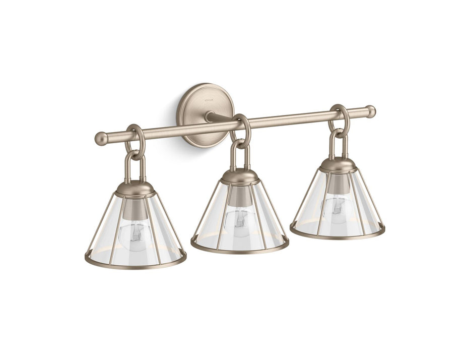 KOHLER Terret Three-light sconce