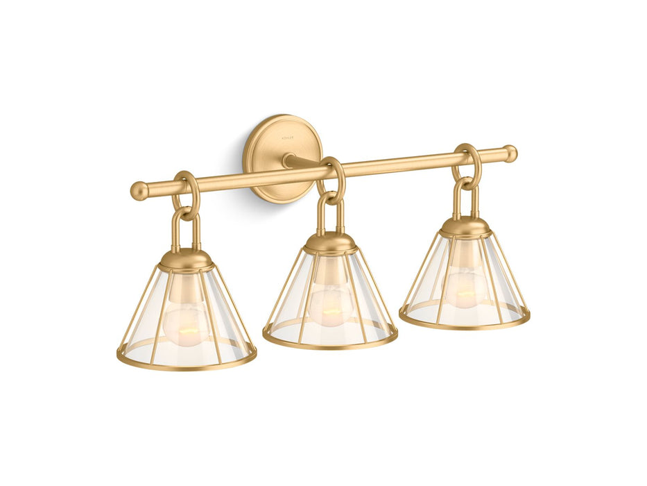 KOHLER Terret Three-light sconce