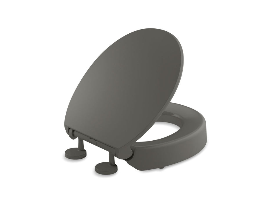 KOHLER Hyten Elevated Quiet-Close™ round-front toilet seat