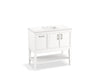 KOHLER Winnow 36" bathroom vanity cabinet with sink and quartz top