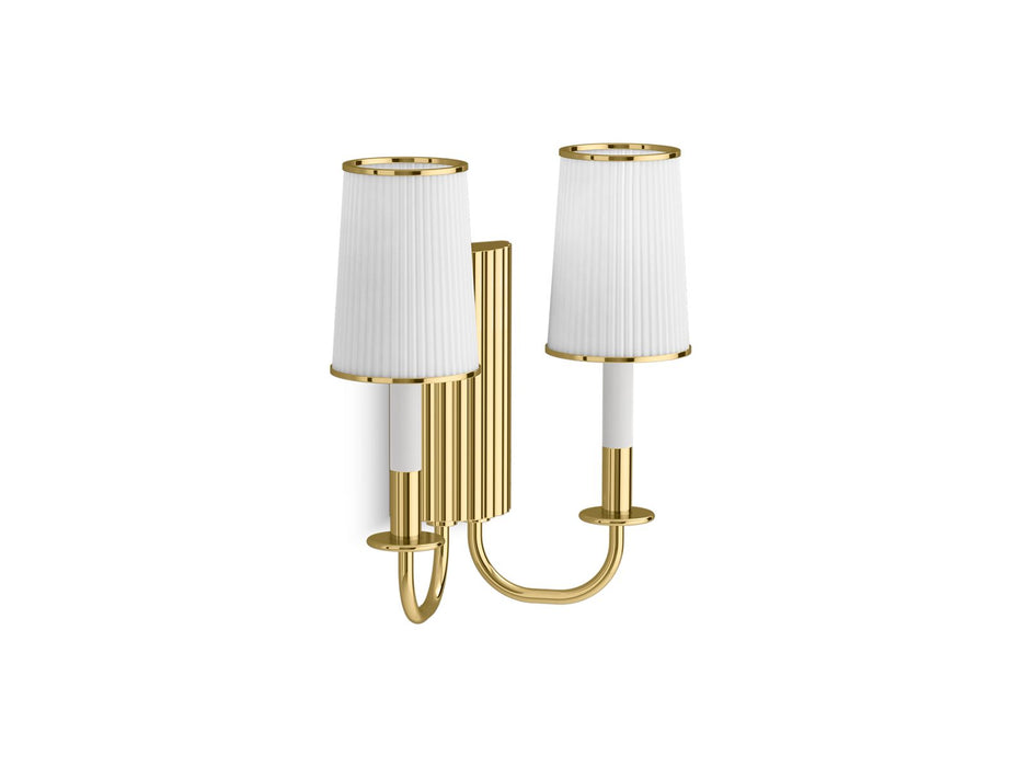 KOHLER Tresdoux Two-light sconce