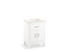 KOHLER K-33551-ASB Seer 24" bathroom vanity cabinet with sink and quartz top