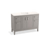 KOHLER Seer 48" bathroom vanity cabinet with sink and quartz top