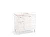 KOHLER Helst 36" bathroom vanity cabinet with sink and quartz top