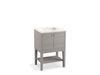 KOHLER Helst 24" bathroom vanity cabinet with sink and quartz top