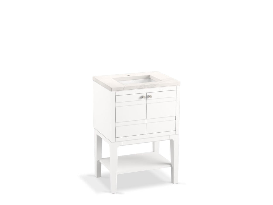 KOHLER Helst 24" bathroom vanity cabinet with sink and quartz top