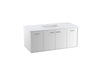 KOHLER Jute 48" wall-hung bathroom vanity cabinet with sink and quartz top