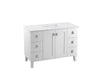 KOHLER K-99535-LG Poplin 48" bathroom vanity cabinet