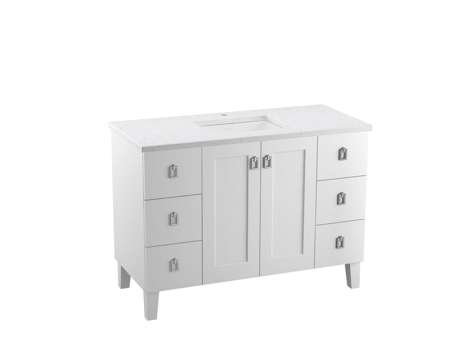 KOHLER K-99535-LG Poplin 48" bathroom vanity cabinet