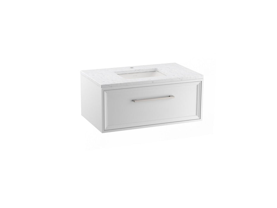 KOHLER Lodern 36" wall-hung bathroom vanity cabinet with sink and quartz top