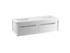 KOHLER Enivo 60" wall-hung bathroom vanity cabinet with sinks and quartz top