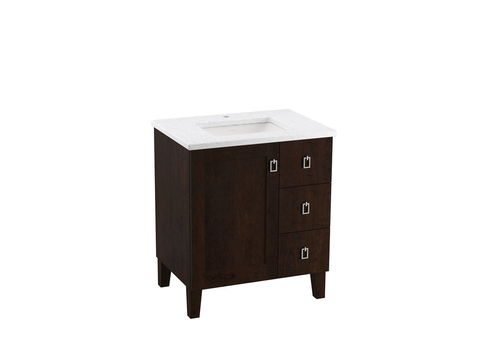 KOHLER K-99530-LGR Poplin 30" bathroom vanity cabinet