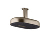 KOHLER K-26295-G Statement Oblong 14" two-function rainhead, 1.75 gpm