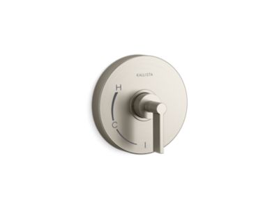 Kallista One Pb Shower Trim W/O Divrt, Lever Hdl