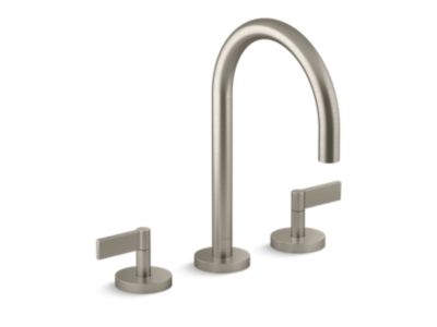 Kallista One Basin Set, Gooseneck, Lever Handle