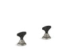 KOHLER Artifacts Nero Marquina T-handle bathroom sink faucet handles