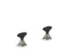 KOHLER Artifacts Nero Marquina T-handle bathroom sink faucet handles
