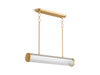 KOHLER Purist 34" LED linear chandelier